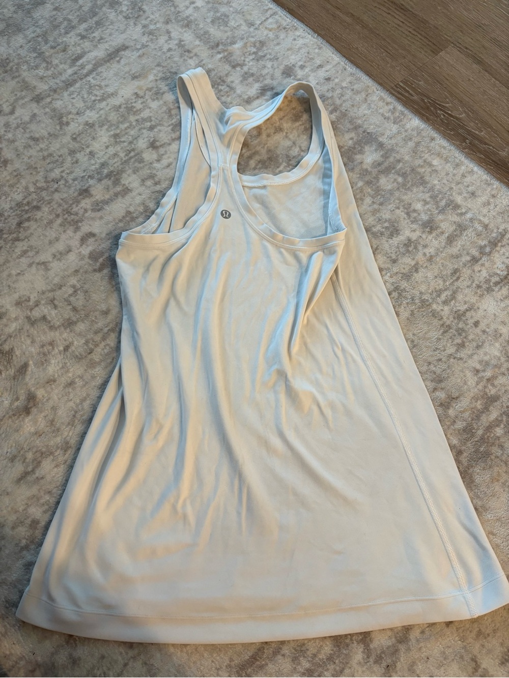 lululemon athletica White Racerback Performance Tank